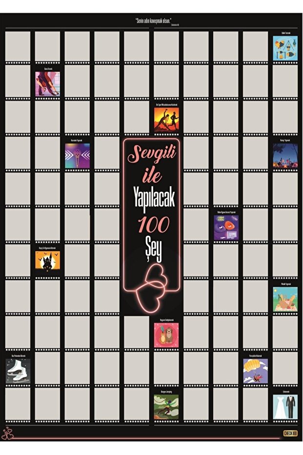 Sevgili Ile Yapılacak 100 Şey Kazıkazan Poster