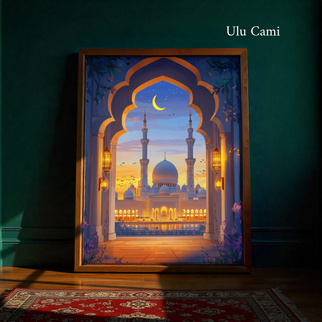 İslami Eserler Numaralı Boyama Seti