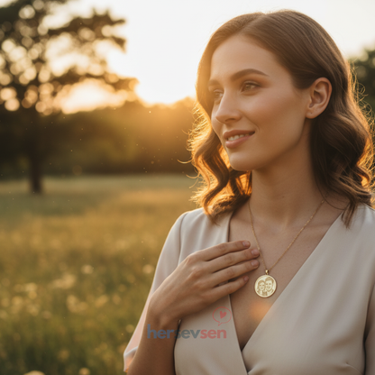 Kişiye Özel Lazer Çizim Fotoğraflı Kolye