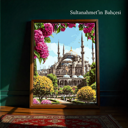 İslami Eserler Numaralı Boyama Seti