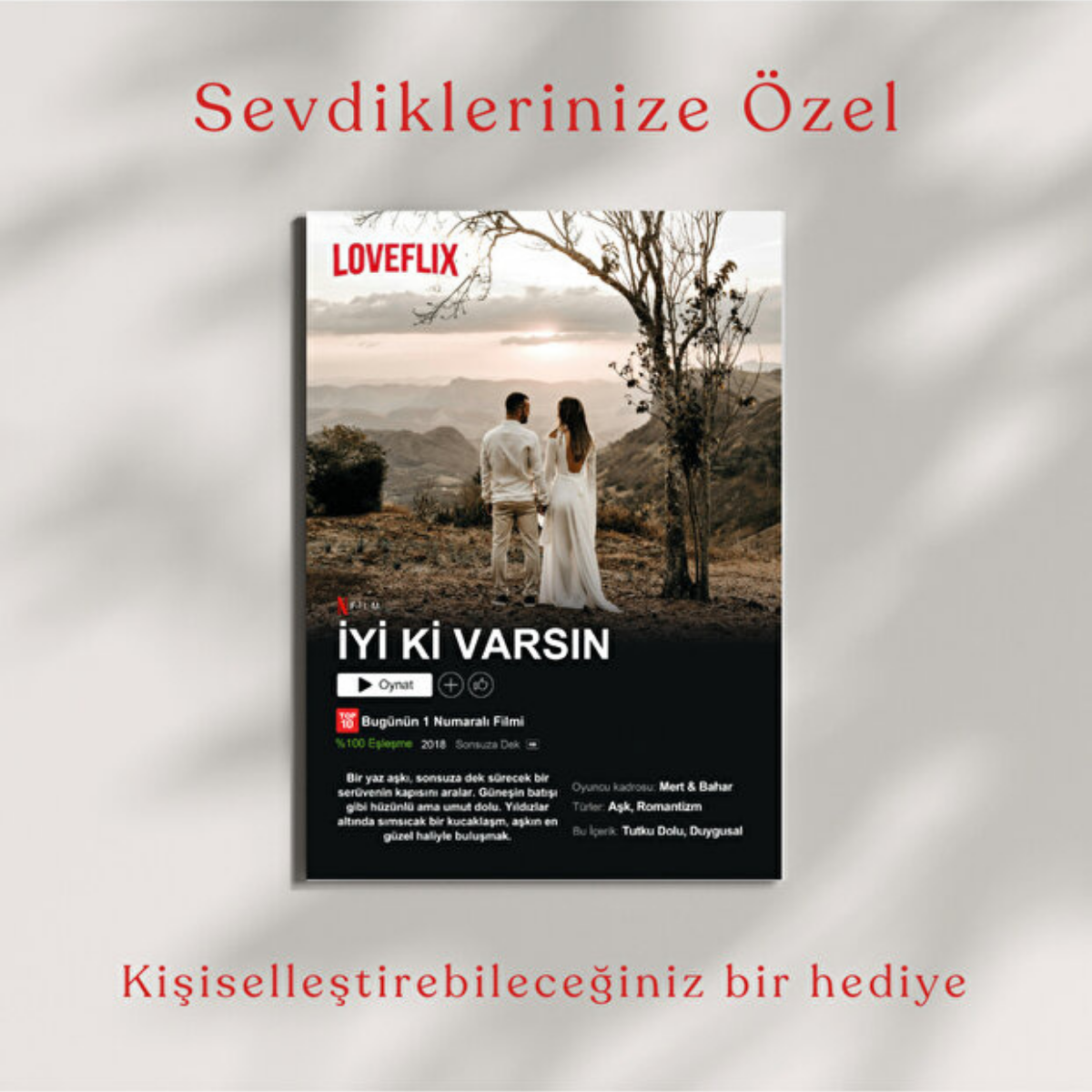 Kişiye Özel Netflix Tablo