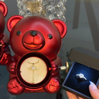 Sonsuz Ayıcık Gül ve Kolye Hediye Seti